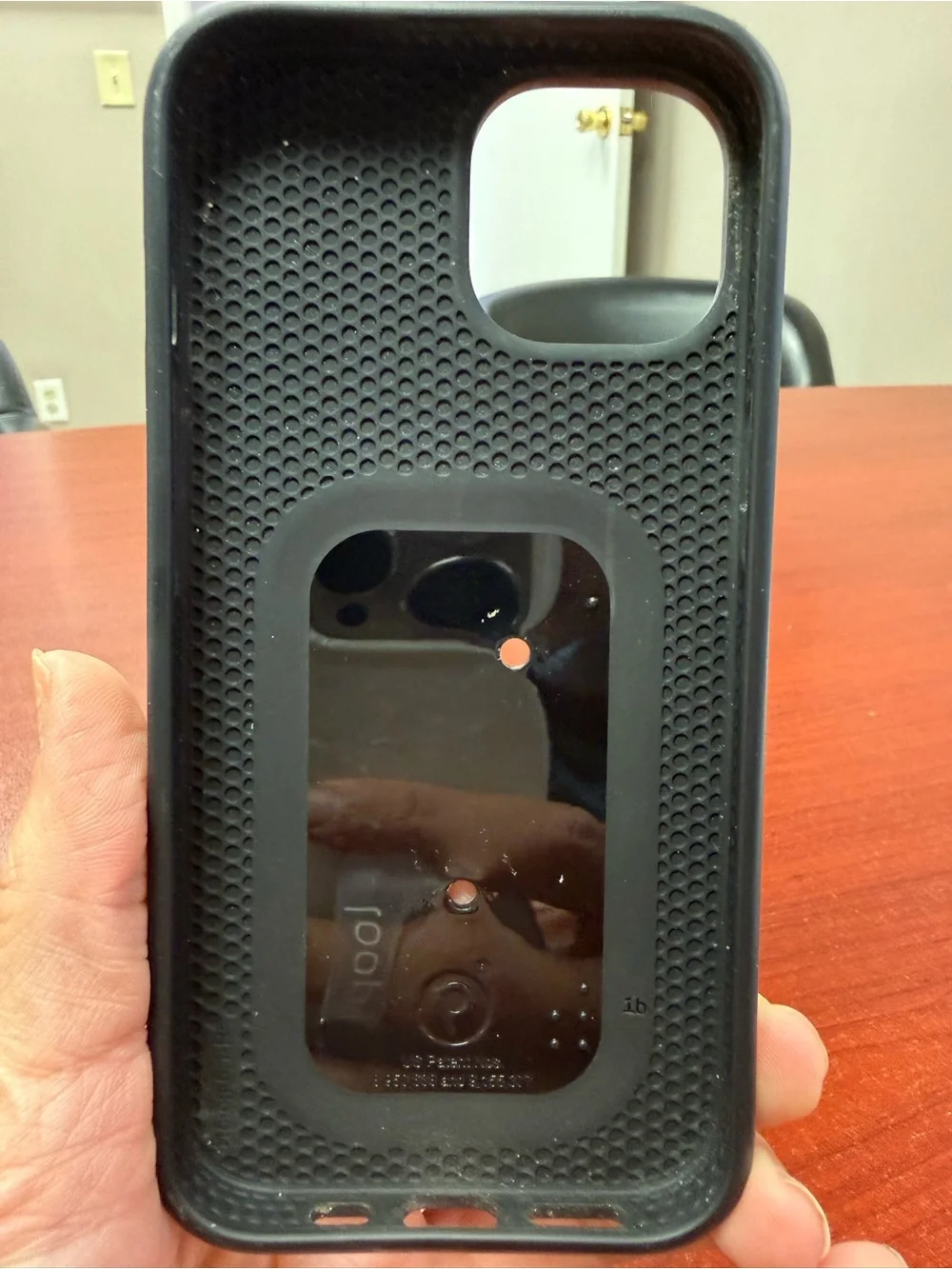 Loopy Black Leopard Print Phone Case - without loop band-fits iPhone 15(regular)
